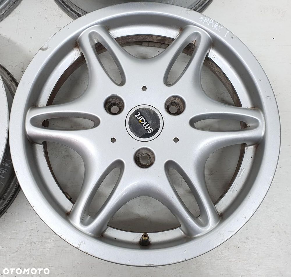 ALUFELGI FELGI 15 4J 5.5J 3X112 ET27 ET-1 SMART FORTWO 450 KOMPLET - 6