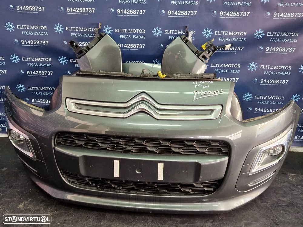 Frente completa usada CITROEN C3 PICASSO 2015 1.6 HDI capot parachoques guardalamas oticas radiadores - 4