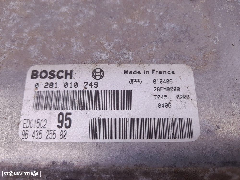 Centralina motor / ECU CITROËN C5 I (DC_) - 4