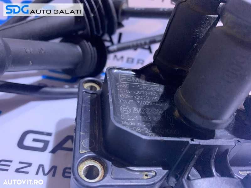 Bobina Inductie Completa cu Fisa Fise Ford Cougar 2.0 16V 1998 - 2001 Cod 988F-12029-BA 988F12029BA YM2F-12029-AB YM2F12029AB 0221503491 [D0187] - 2