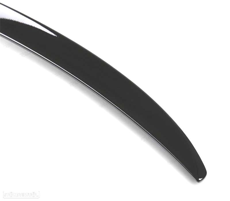 AILERON LIP SPOILER TRASEIRO BMW E92 E93 06-14 LOOK M PRETO BRILHANTE - 3