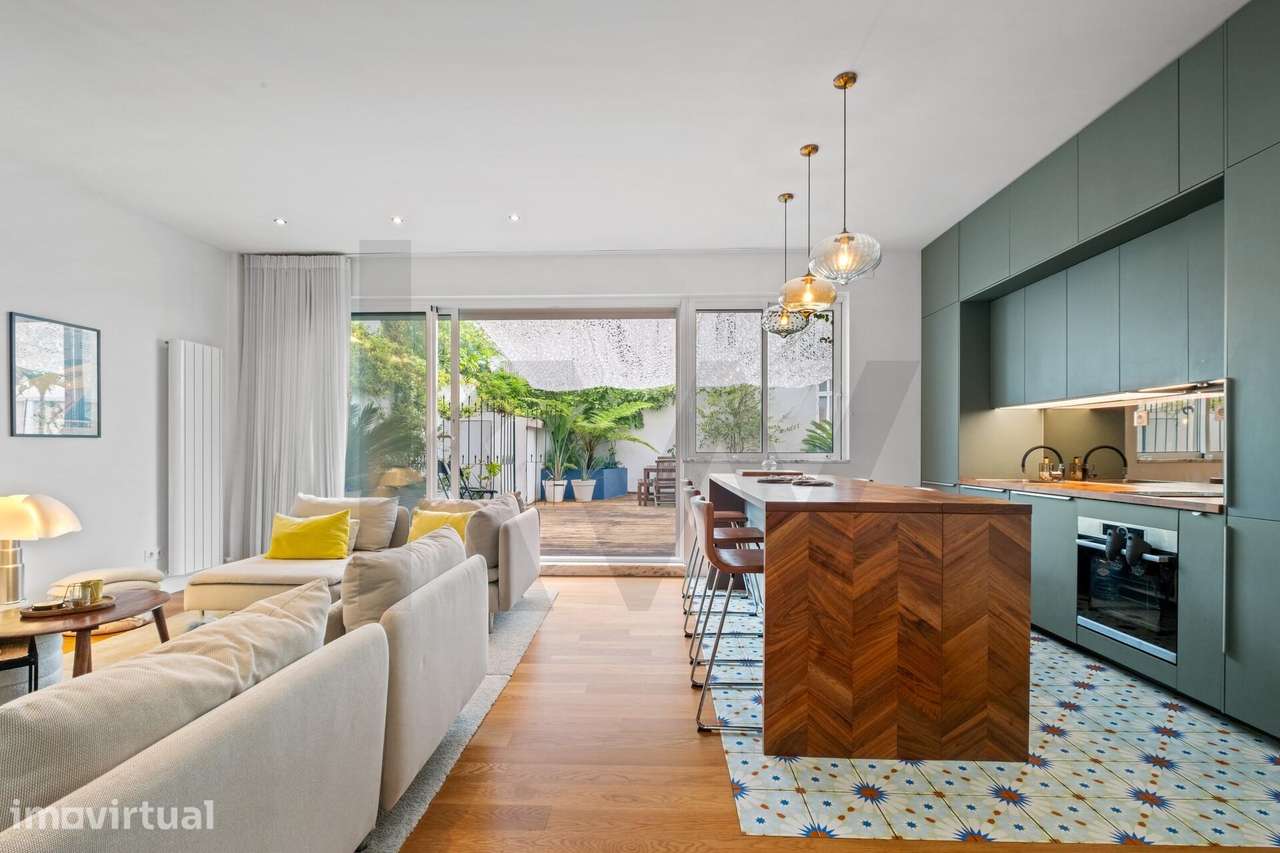 APARTAMENTO T3 NO CENTRO DE LISBOA– RENOVAÇÃO DE 2020 |  100M2 TERRAÇO - Grande imagem: 5/30