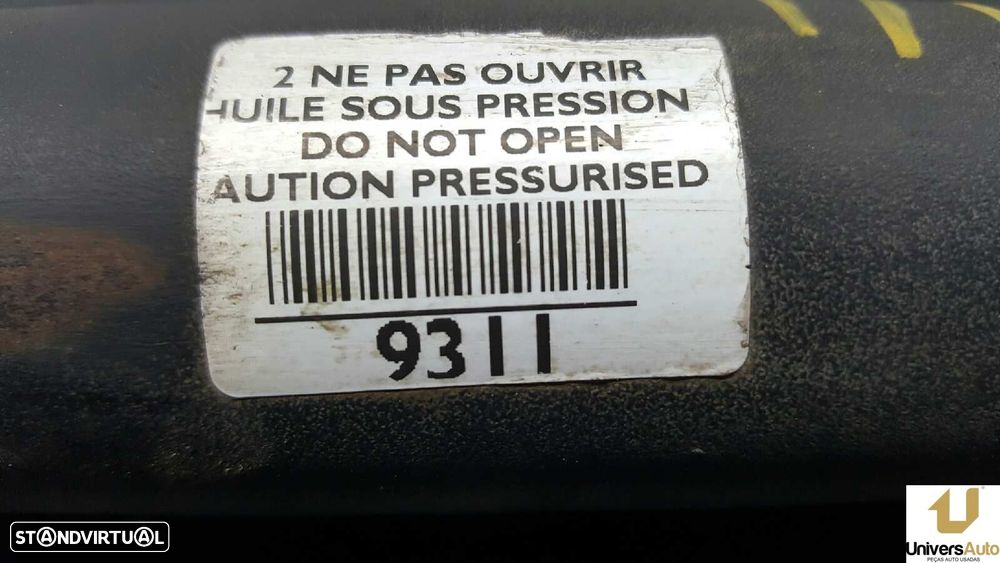 AMORTECEDOR TRASEIRO DIREITO PEUGEOT 3008 ALLURE - 3