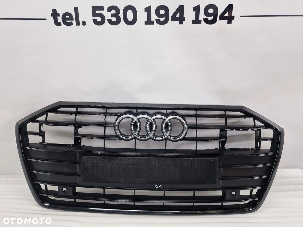 AUDI A6 C8 4K0 S-LINE 18- ATRAPA / GRILL PRZEDNI PRZÓD NA PDC BLACK CZARNY , NR 4K0853651 / 4K0853653 / 4K0853651C , NR AUKCJI GL61 - 1