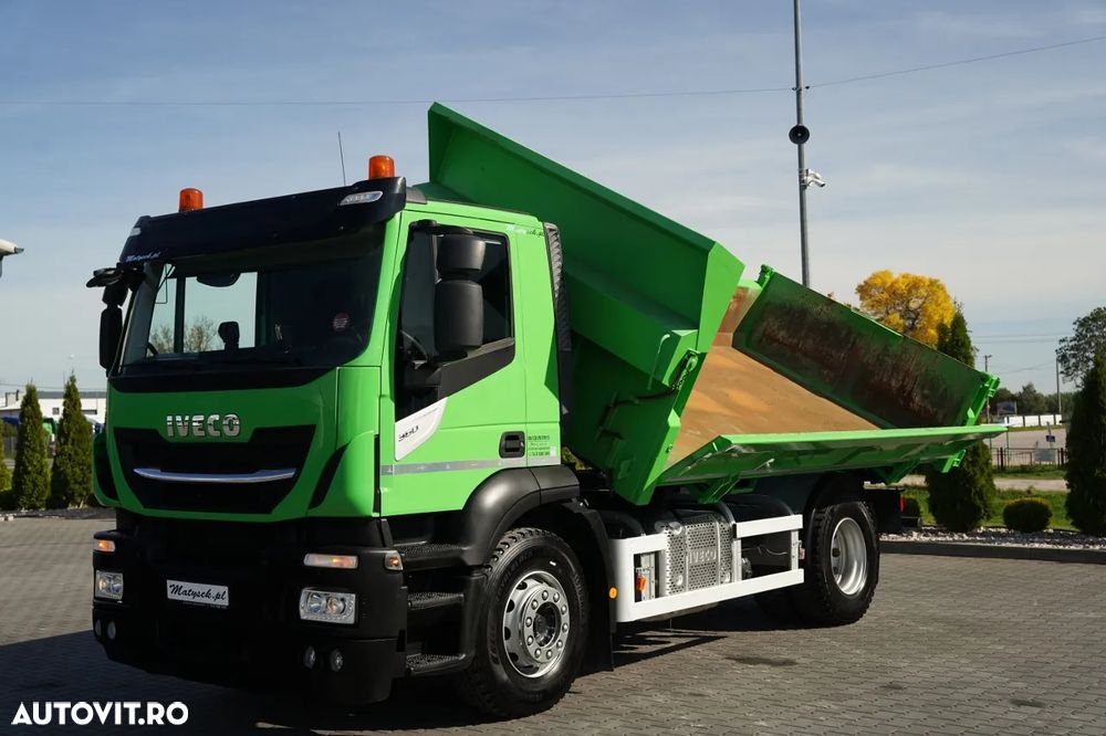Iveco STRALIS 360 / 4x2 / BASCULANTĂ - 4,9 M / OBLON SPATE HIDRAULIC / ANVELOPE NOI (PROFIL 100%) / EURO 6 - 9