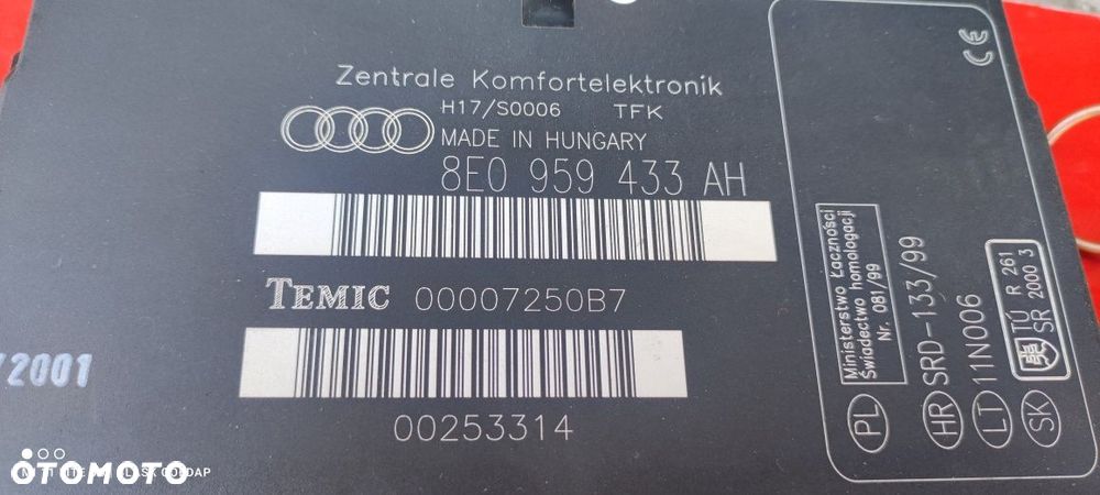 Moduł Komfortu z Dwoma Pilotami Audi A4 B6 Części Blask Gołdap - 2