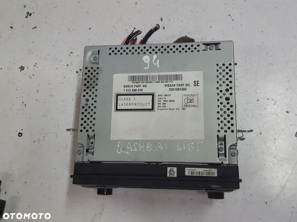 NISSAN QASHQAI I J10 LIFT 10-13r RADIO NAWIGACJA 25915BH30E - 2