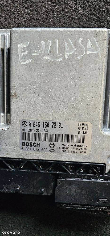 Komputer silnika sterownik  Mercedes A6461507291 - 2