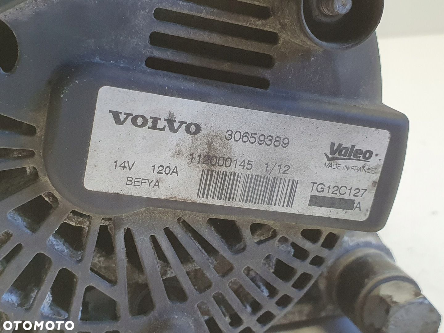 Volvo S40 II V50 1.6 D D2 ALTERNATOR 30659389 120A valeo - 2