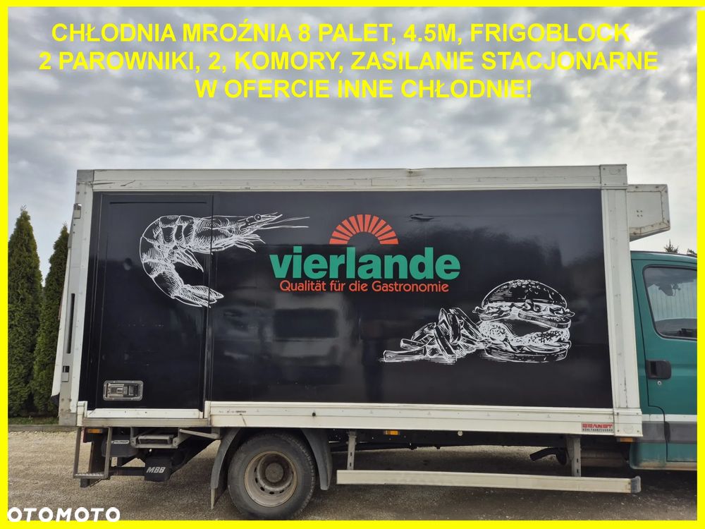 Chłodnia Mroźnia 8 palet, 4.5m , 2 komory, 2 parowniki, zasilanie stacjonarne na prąd, stan bdb! - 1