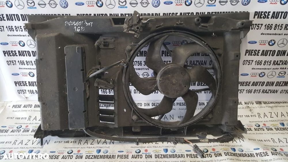 Electroventilator Termocupla Peugeot 307 Motor 1.6 Benzina Cod Motor NFU - 1