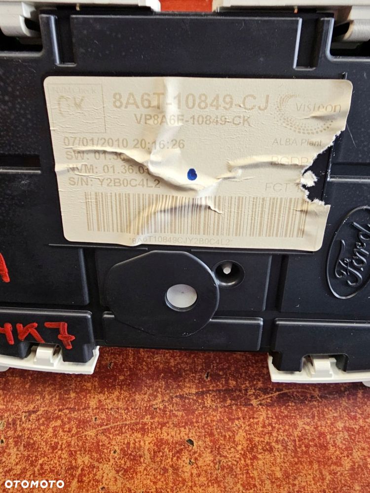 ZESTAW STARTOWY IMMO ZEGARY KOMPUTER FORD FIESTA MK7 EU 1.4TDCI HDI - 8