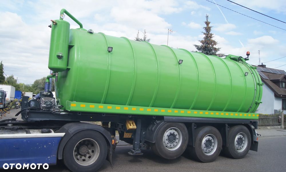 naczepa asenizacyjna ze zbiornikiem cysterna beczka zabudowa asenizacyjna - 13