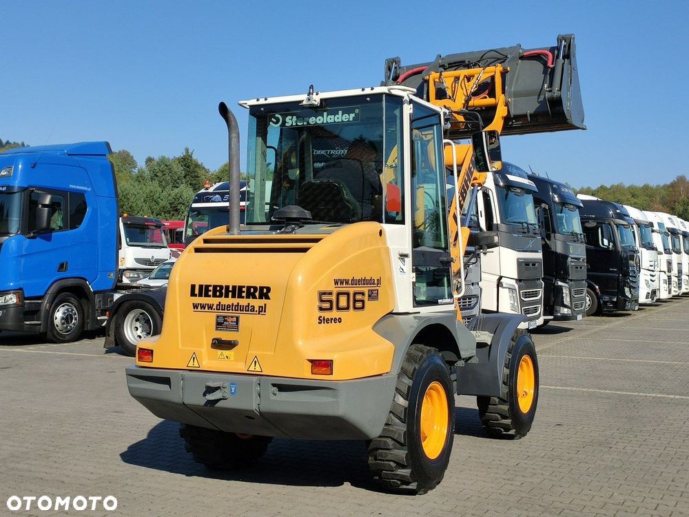 Liebherr L 506 STEREO Szybkozłącze / Łyżka Krokodyl + Widły Waga 6300kg - 22