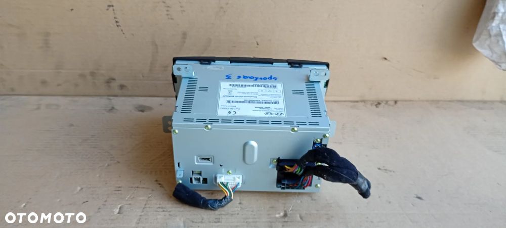 Radio radioodtwarzacz CD NAVI nawigacja Kia Sportage III 96560-3U500WK - 7