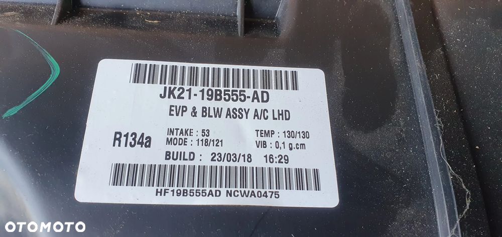 Nagrzewnica powietrza obudowa Ford Transit Custom MK8 Lift JK21-19B555-AD - 7