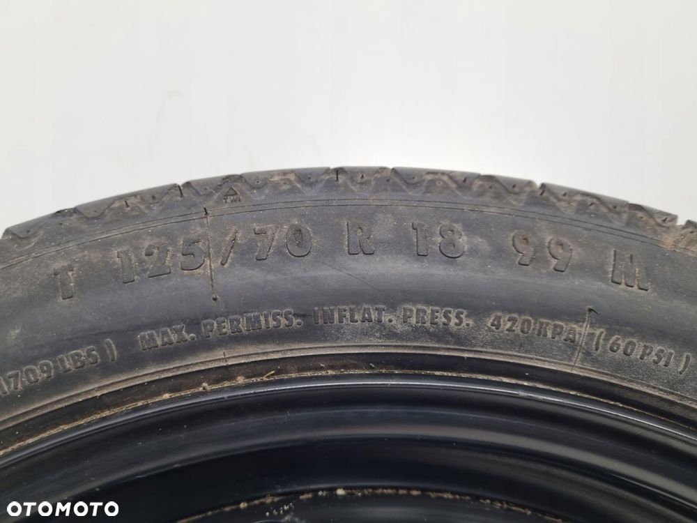 KOŁO DOJAZDOWE ZAPASOWE Audi Seat Vw Golf V 125/70 R18 1K0601027B 5x112 - 8