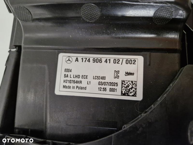 mercedes cla c174 w174 lampa lewy przód lewa przednia reflektor multibeam eu a1749064102 - 9