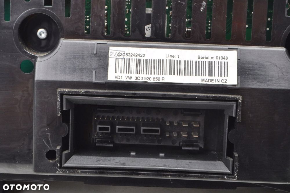 VOLKSWAGEN PASSAT B6 2.0 TDI 16V 140KM LICZNIK ZEGARY 3C0920852R EUROPA - 9