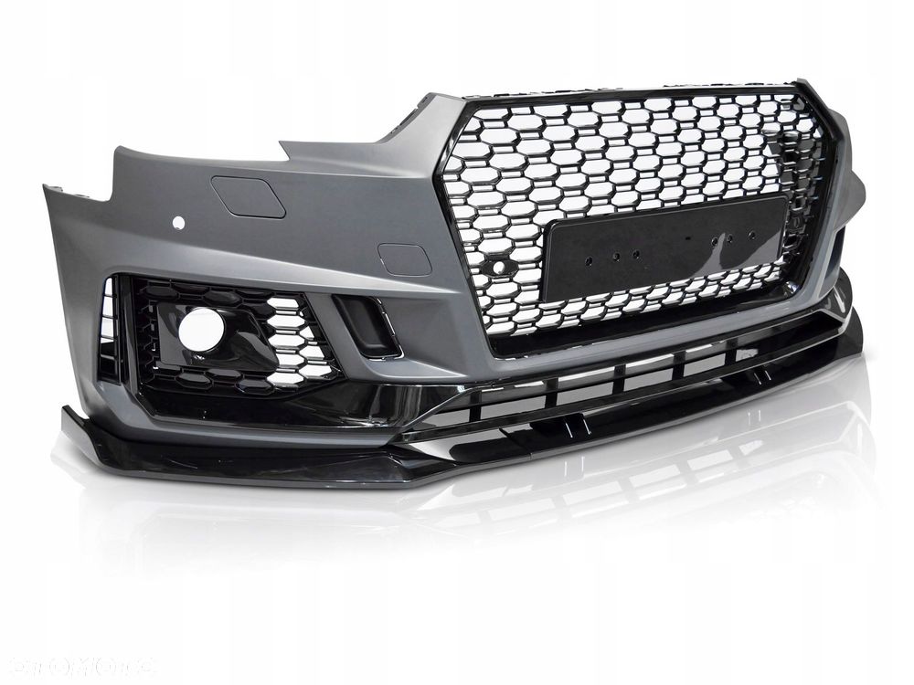Zderzak przod Grill Kratki Tuning R S 4 Line look Audi A4 b9 8w 0 2015-2019 - 2