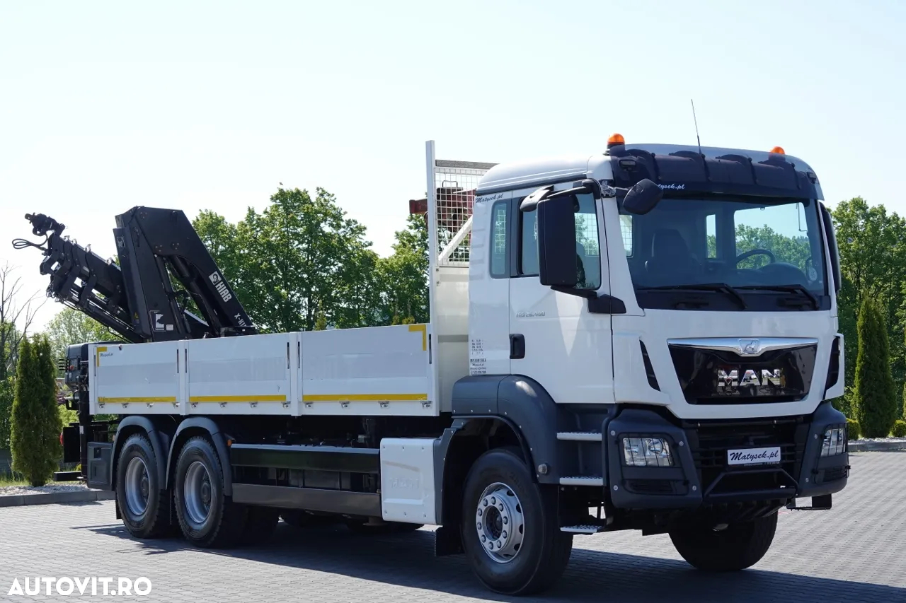 MAN TGS 26.400 / 6x4 / CUTIE - 6.5M / HDS HIAB 188 4xinaltime 13 metri / EURO 6 / 2016 /RADIO CONTROL / ROTATOR / - 8