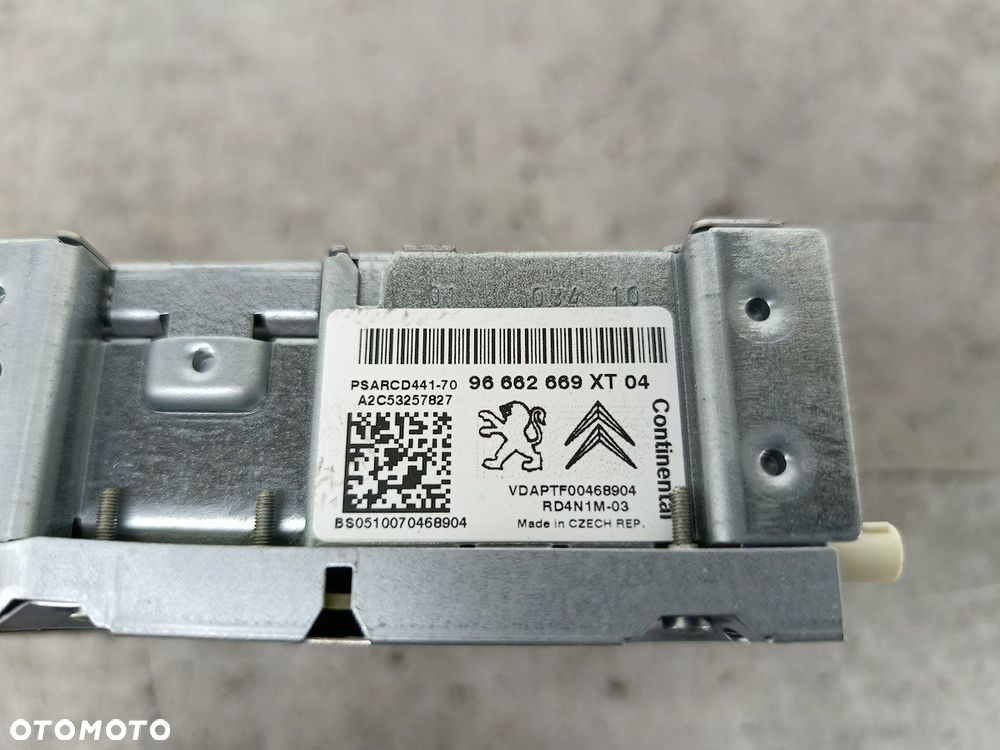 RADIO FABRYCZNE CITROEN C3 II 96662669XT  A2C5357827 CONTINENTAL - 7