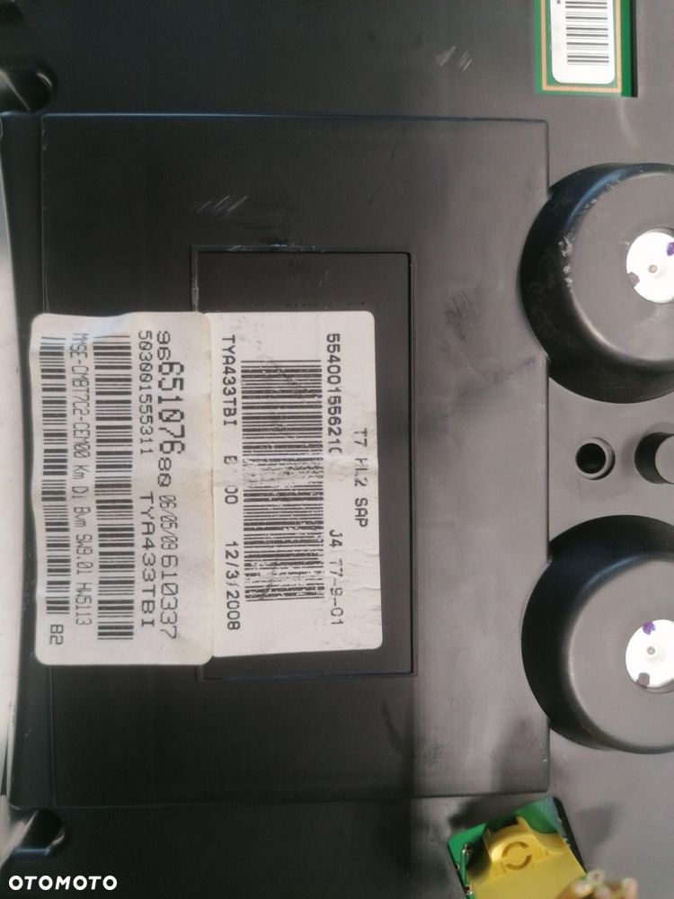 LICZNIK PEUGEOT 308 I 1.6 HDI 9665107680 503001555311 - 4