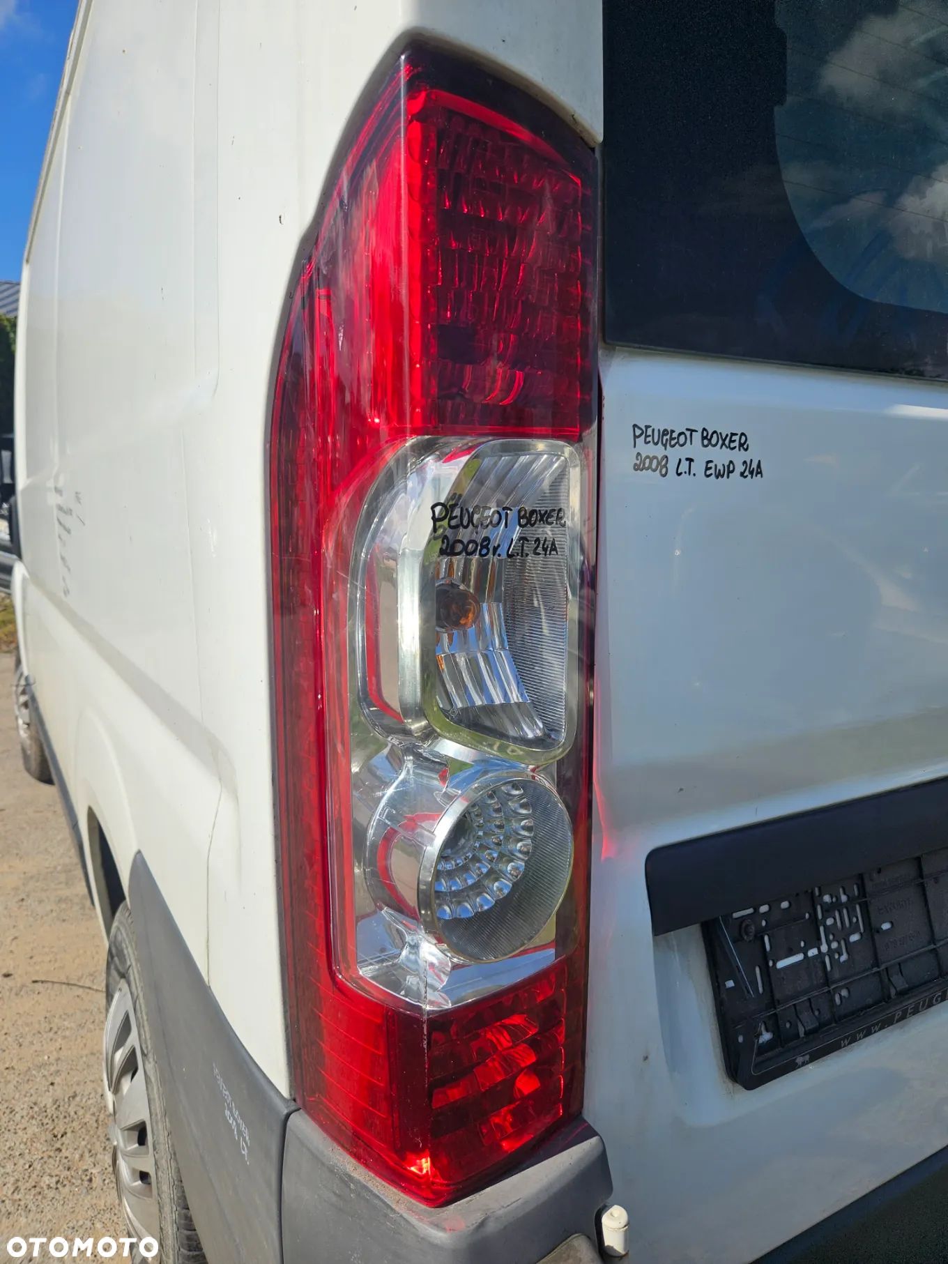 PEUGEOT BOXER LAMPA LEWY TYŁ LEWA TYLNA - 1