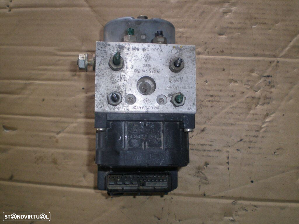 Abs 0265216872 8200085584 BCB02AAY RENAULT CLIO 2002 1.2 I RENAULT CLIO 2002 1.5DCI 65CV 3P BRANCO RENAULT CLIO 2 2001 1.5 DCI 65CV 5P CINZA - 2