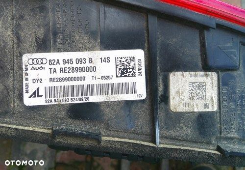AUDI A1 82A 18- LEWA TYLNA LAMPA LED KLAPA ORYGINAŁ 82A945093B - 4
