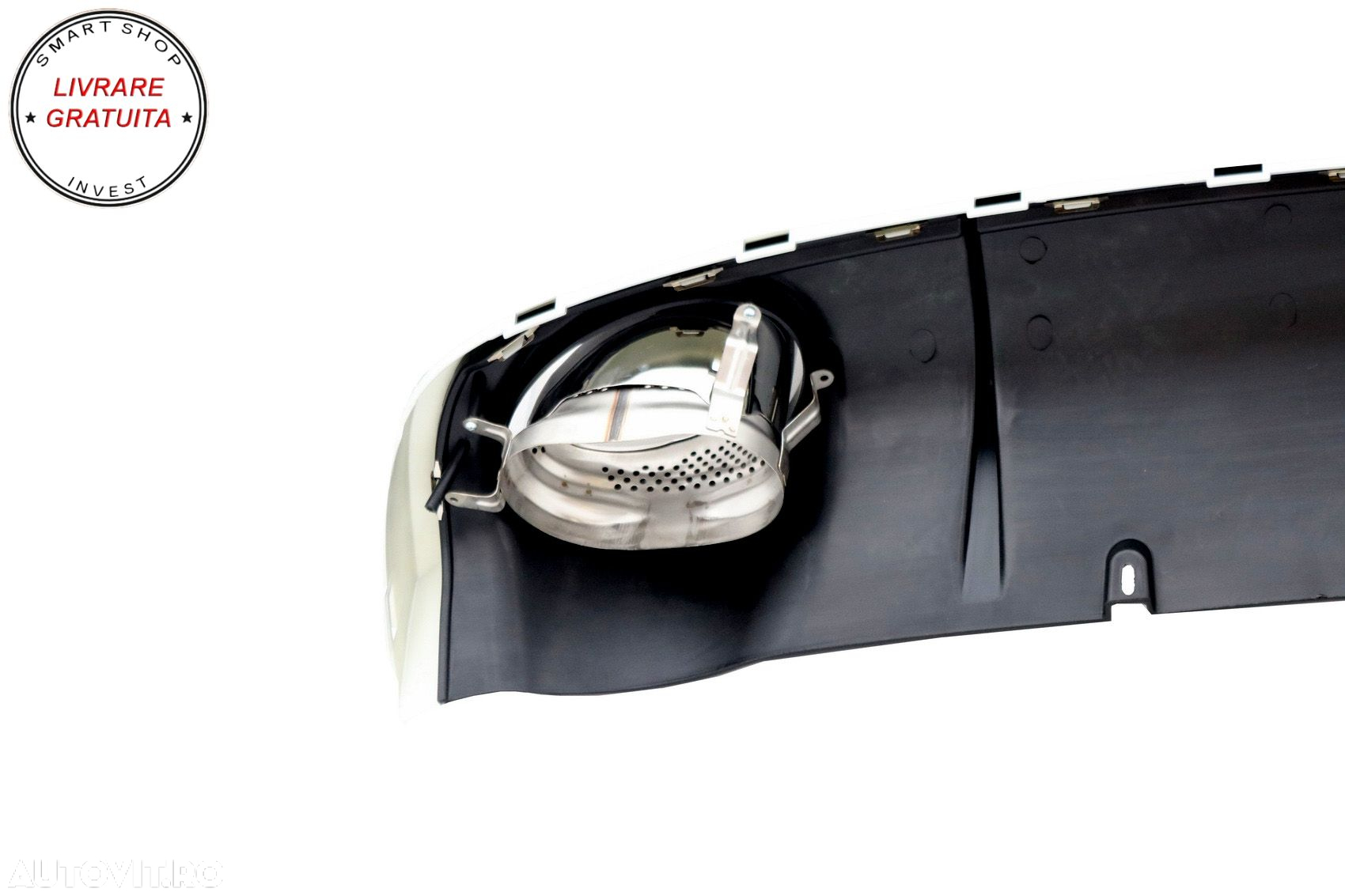 Difuzor Bara Spate si Ornamente Evacuare Audi A6 C7 4G Limousine Avant (2010-2014)- livrare gratuita - 6