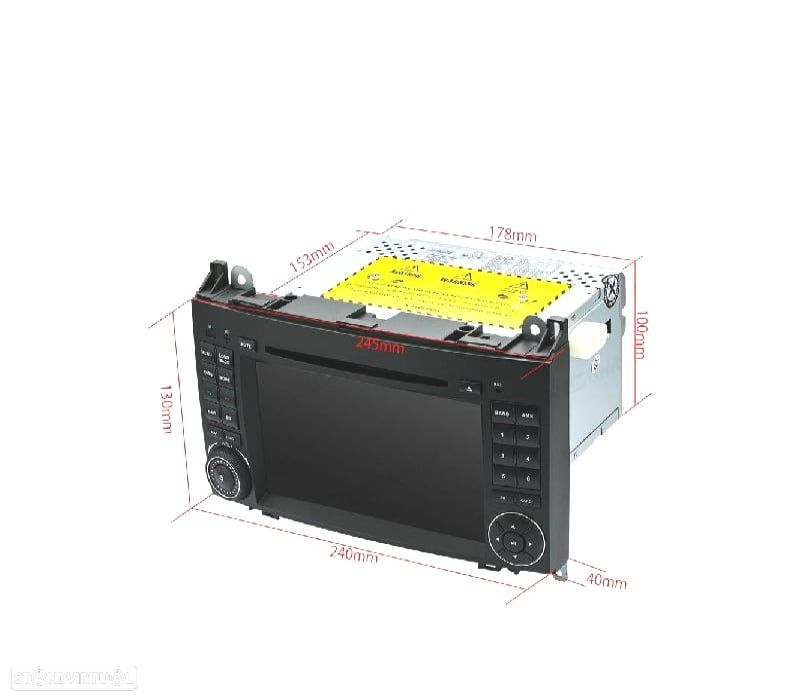AUTO RADIO GPS ANDROID 10 16GB PARA MERCEDES A 04-12 B 05-11 VITO VIANO 06-14 SPRINTER 06-12 - 4
