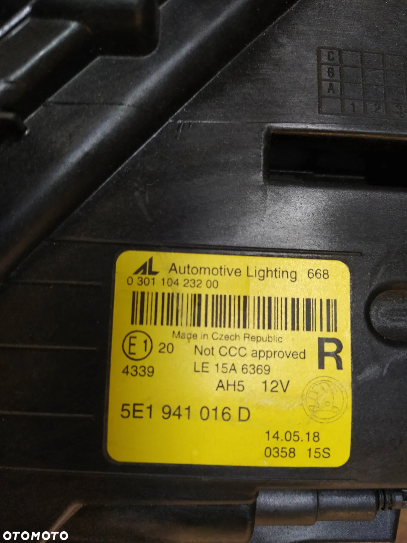 SKODA OCTAVIA III LAMPA PRAWA PRZÓD PRZEDNIA FULL LED 7 PIN - 10