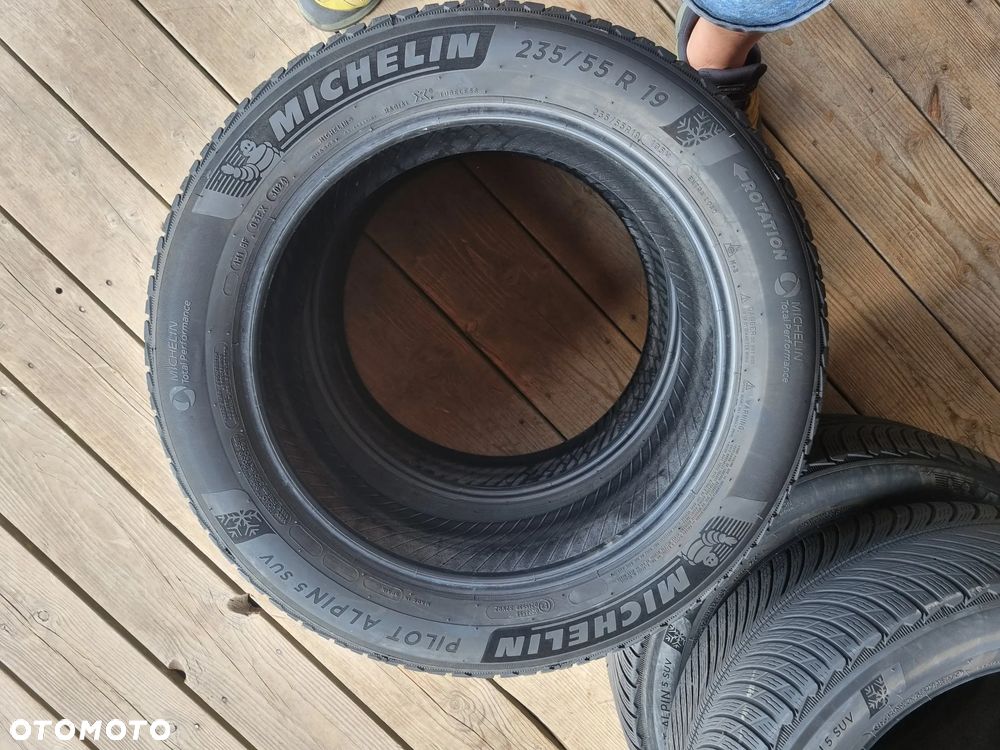 OPONY MICHELIN PILOT ALPIN 5 SUV 235/55R19 105V,XL 2024r 2x6,6mm bdb stan - 6