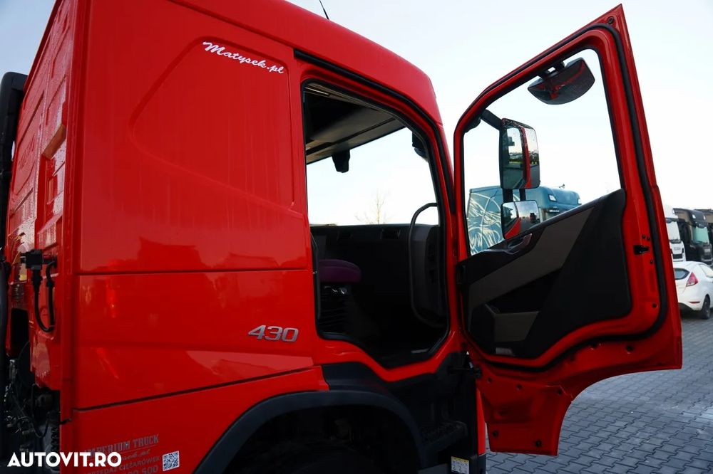 Volvo FM 430 / FULL ADR / GREUTATE: 6.500 KG / CABINĂ JOSĂ / 2022 / DUPĂ CONTRACT DE SERVICE GOLD / - 33