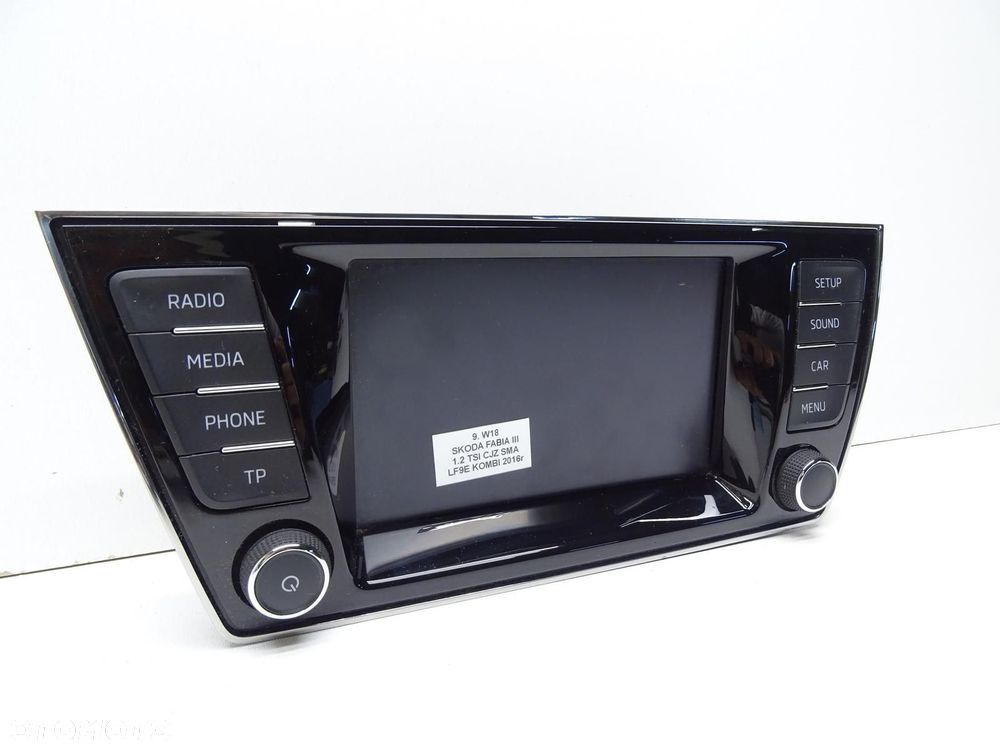 RADIO RADIOODTWARZACZ CD NAVI NAWIGACJA 6V0919604B SKODA FABIA III - 3