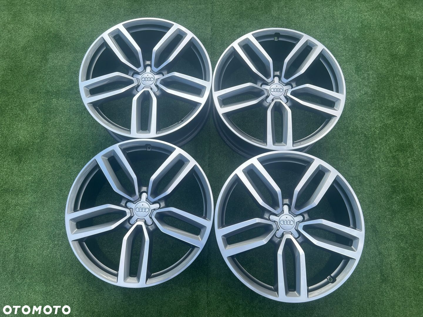 KOMPLET FELG FELGI ALU AUDI 8R0 Q5 SQ5 21 5X112 ET33 ORYGINALNE - 3