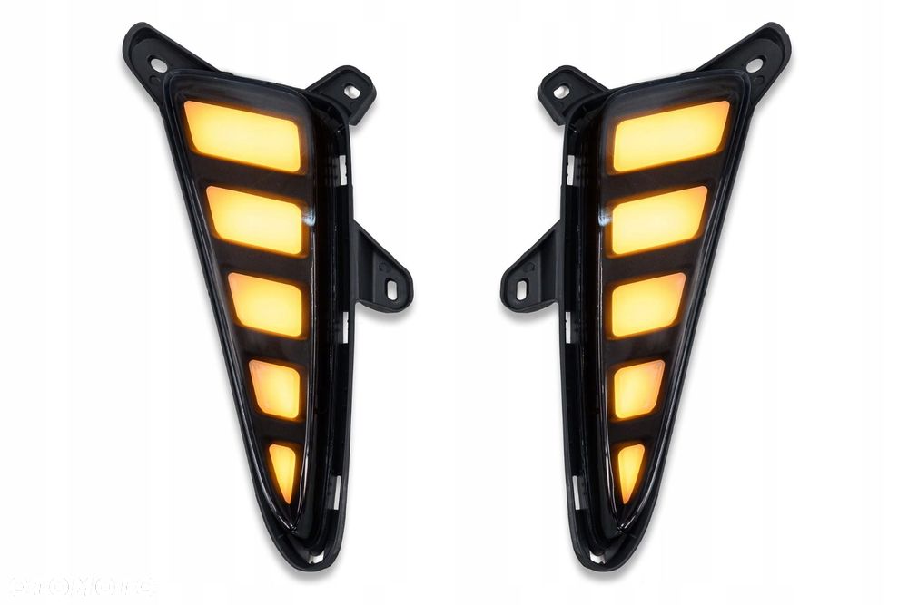 toyota c-hr ax10 16-23 światła do jazdy dziennej drl led z kierunkowsk - 9