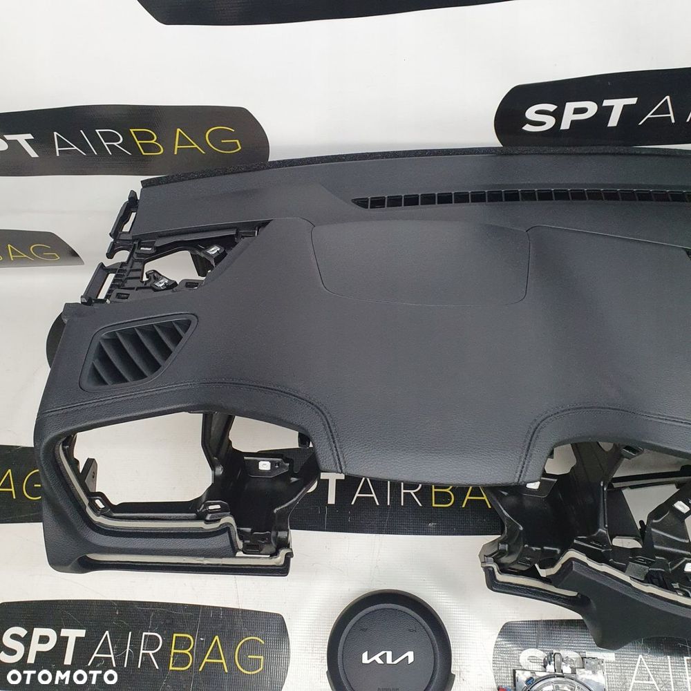KIA CEED III 3 DESKA ROZDZIELCZA KONSOLA KOKPIT PULPIT PODUSZKI AIRBAG AIR BAG PASY KIT SET - 2