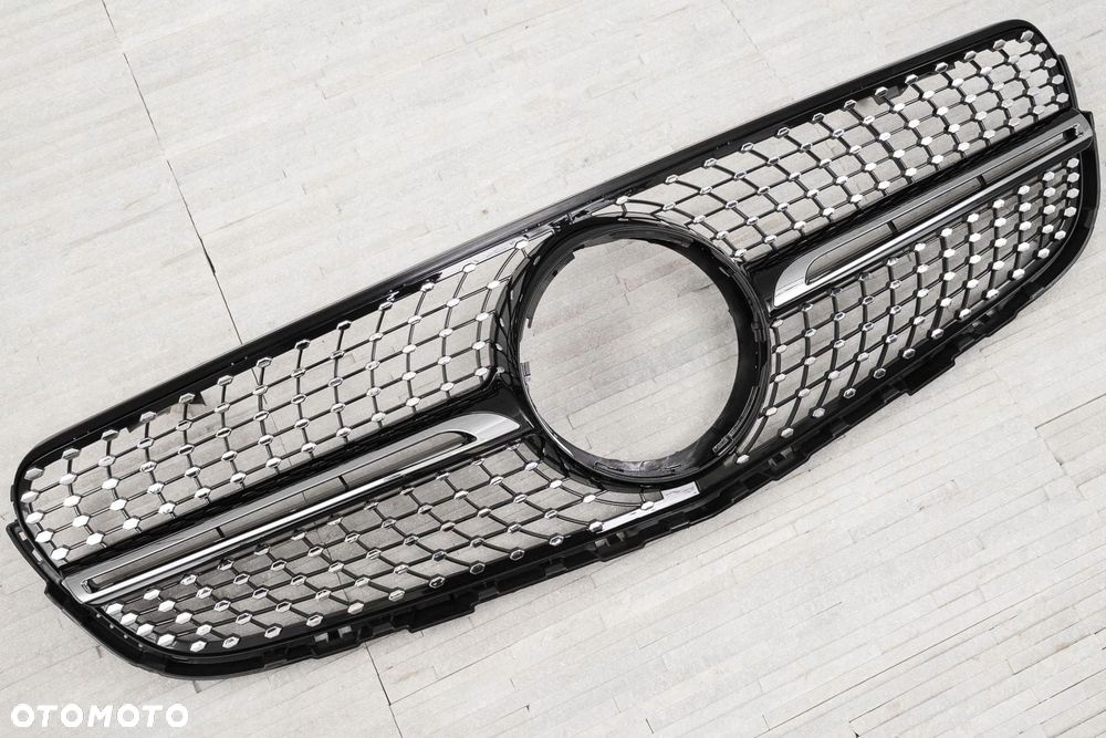 grill diamond czarny mercedes glc x253 2015-19 - 8