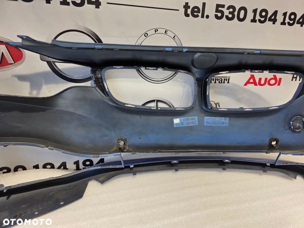 BMW 4 F32 / F33 / F36 LIFT LUXURY SPORT ZDERZAK PRZEDNI PRZÓD NA 4xPDC KOLOR ESTORILBLAU NIEBIESKI METALIK NR 51117294651 / 7294651 NR AUKCJI NZ2079 - 36