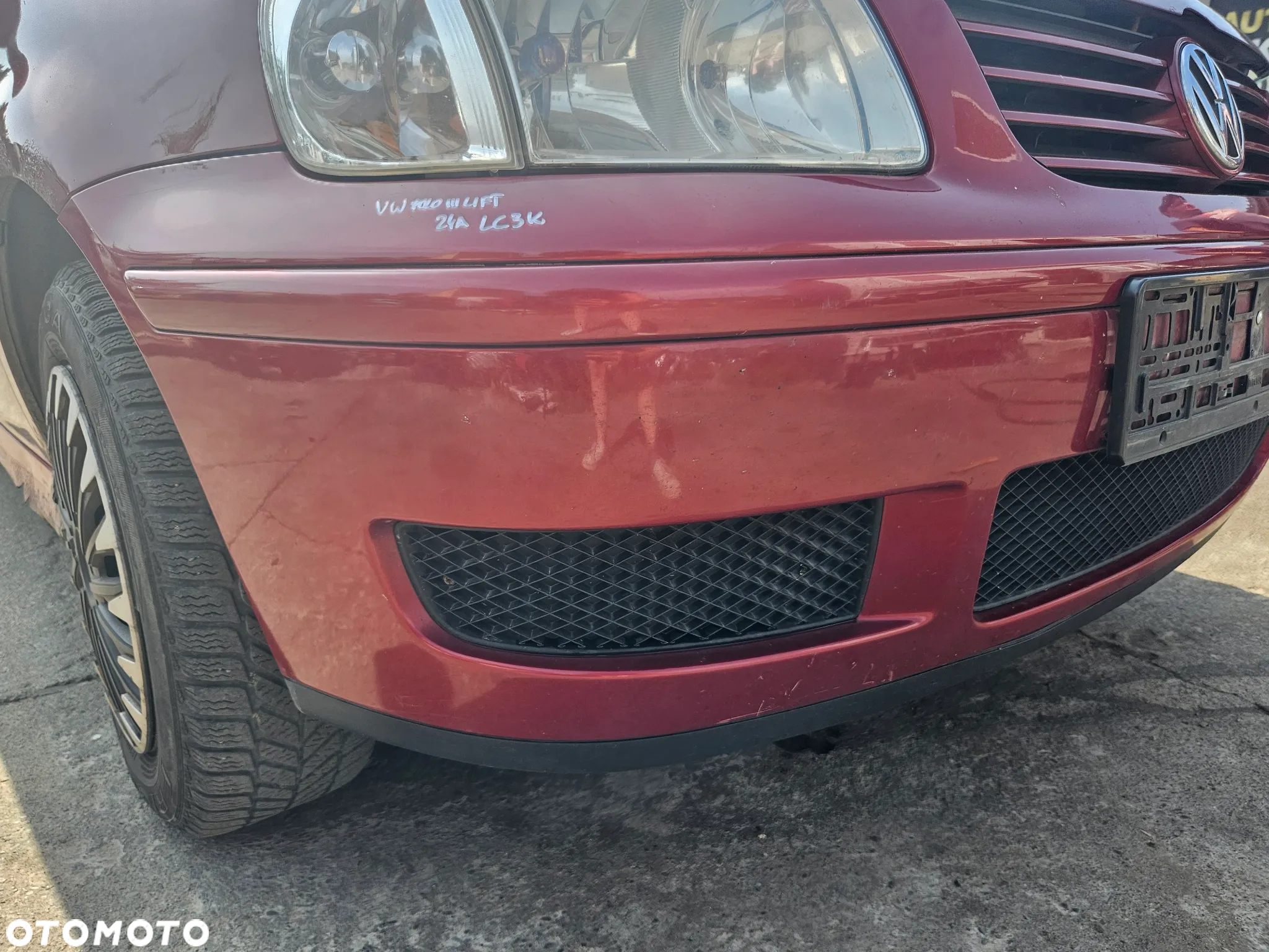 VW POLO III LIFT 6N2 ZDERZAK PRZÓD PRZEDNI LC3KA PRZEDNIA - 3