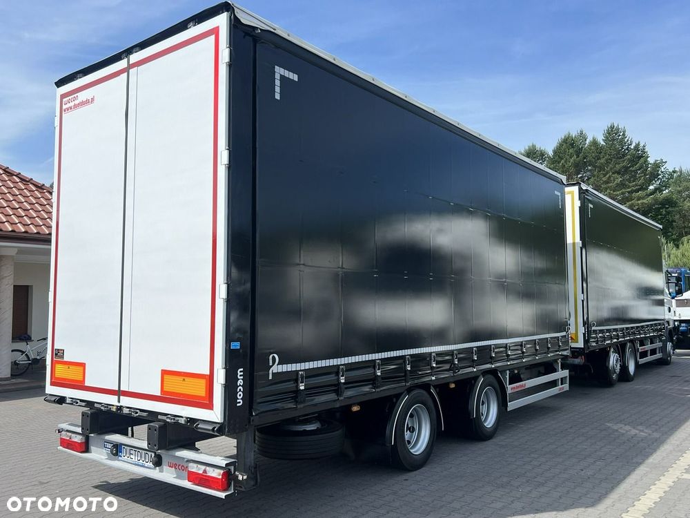 Scania R410 bez EGR Zabudowy Wecon 120m Dach Podnoszony  Zestaw Tandem - 9