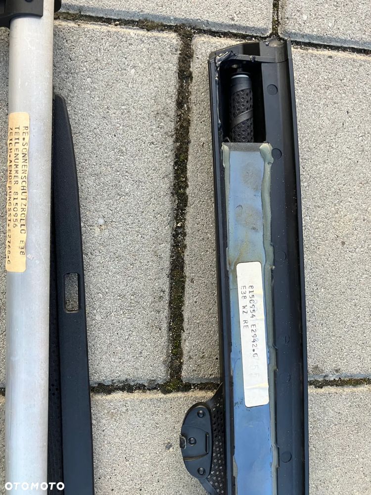 BOCZKI DRZWI BMW E38 PRZED LIFT WERSJA KRÓTKA ROLETKI ROLETY TRÓJKĄTY ZESTAW RARYTAS - 20