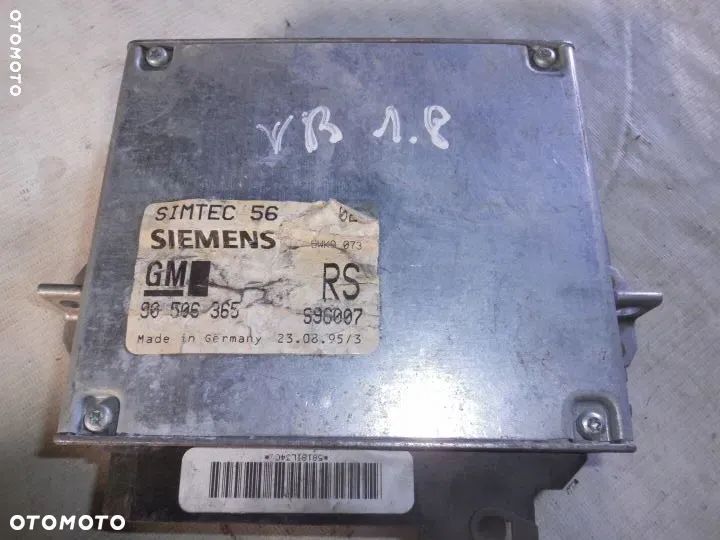 KOMPUTER STEROWNIK SILNIKA OPEL VECTRA B 1.6 90506365 RS - 1