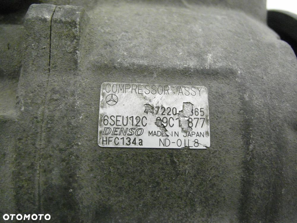 KOMPRESOR KLIMATYZACJI MERCEDES-BENZ W168 A 160 CDI 75 - OM 668.940 6SEU12C - 7