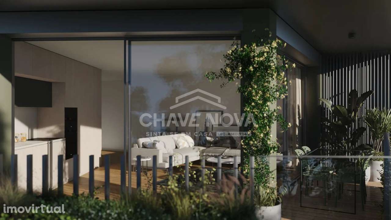 T1 Novo c/ Varanda e Lugar de Garagem, junto ao Metro, em V.N. Gaia - Grande imagem: 3/12