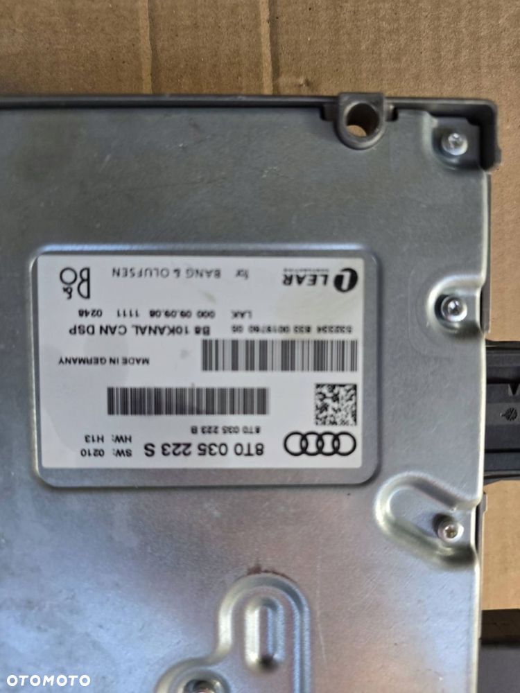 wzmacniacz bang olufsen 8t0035223s audi a4 b8 a5 - 3