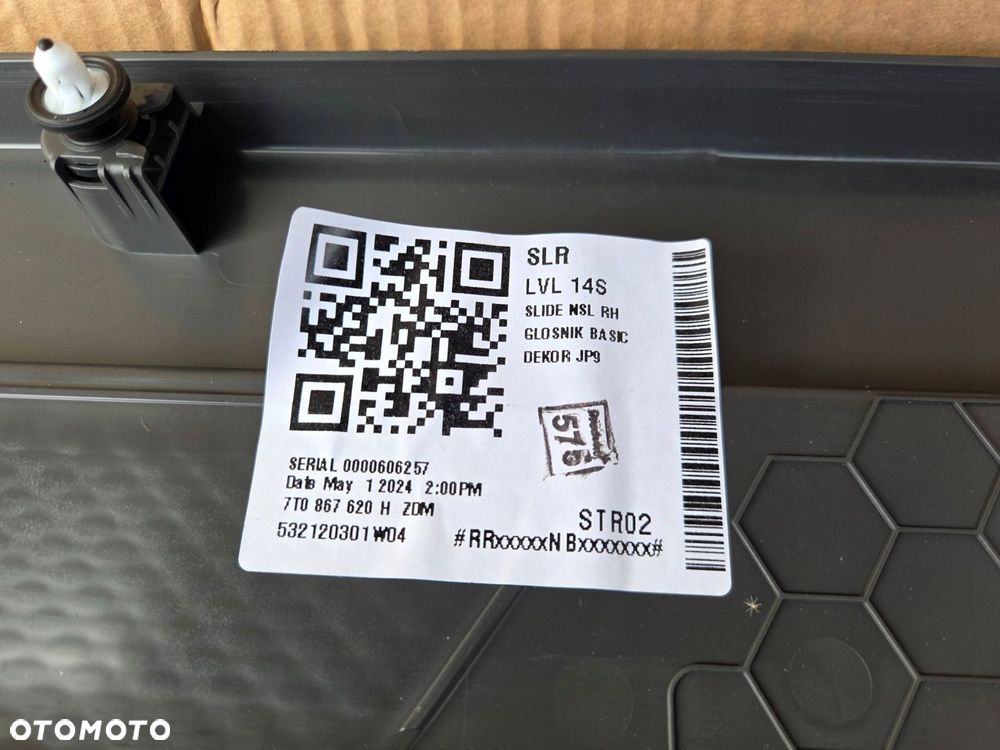 vw multivan t7 tapicerka boczek drzwi prawy tył 7t0867620h - 8