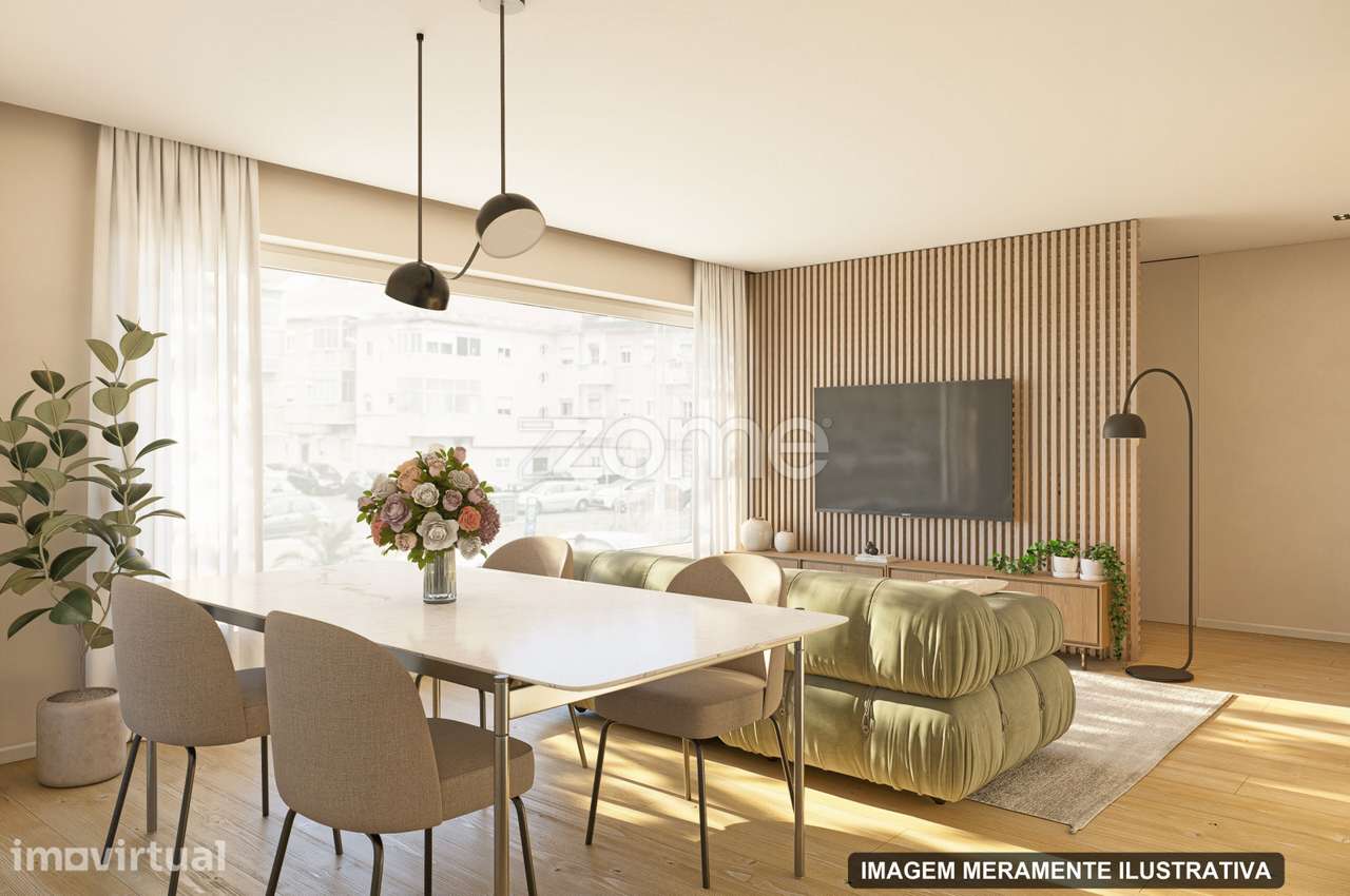 Apartamento T2+1 Totalmente Remodelado com Varanda - Grande imagem: 2/15